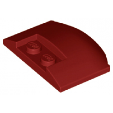 dark red wedge 3 x 4 x 2 3 triple curved