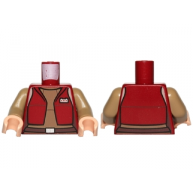 dark red torso sw female dark red vest and dark tan top pattern senator amidala dark tan arms light nougat hands