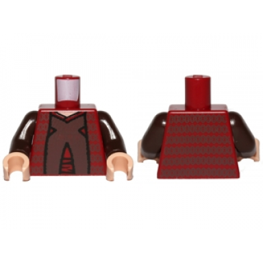 dark red torso sw chancellor palpatine horizontal trim pattern dark brown arms light nougat hands