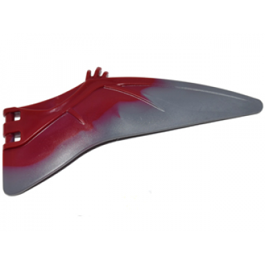 dark red dinosaur wing pteranodon - right with marbled dark bluish gray edge pattern