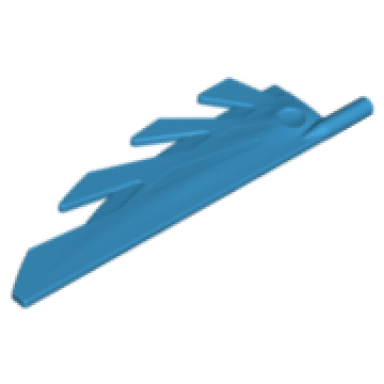 dark azure wing 9l with stylized feathers
