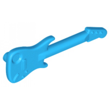 dark azure minifigure utensil musical instrument guitar electric