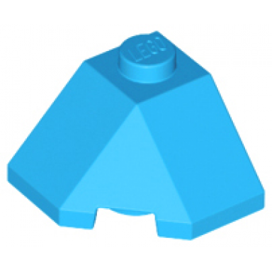 dark azure wedge 2 x 2 slope 45 corner