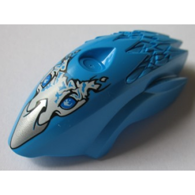 dark azure flywheel fairing bird shape with silver beak voom voom pattern