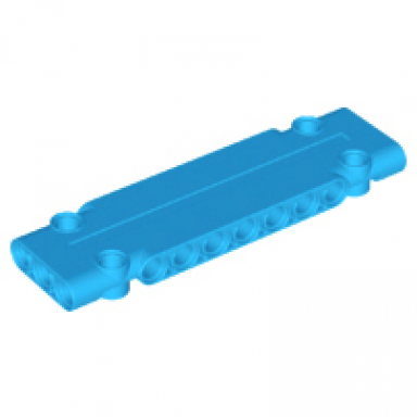 dark azure technic panel plate 3 x 11 x 1