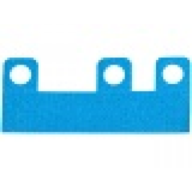 dark azure minifigure skirt cloth length 10mm