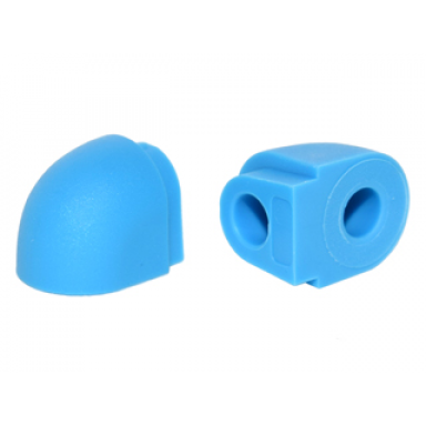 dark azure shoulder mechanical nexo bot - flexible rubber