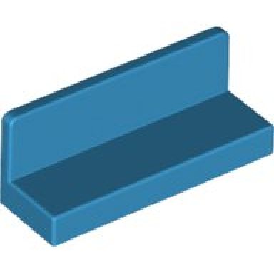 dark azure panel 1 x 3 x 1