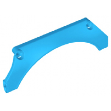 dark azure technic panel car mudguard arched 15 x 2 x 5 straight top