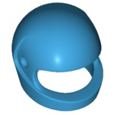 dark azure minifigure headgear helmet motorcycle standard