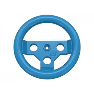 dark azure technic steering wheel large