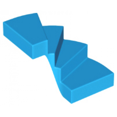 dark azure stairs 6 x 6 x 4 curved