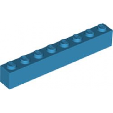 dark azure brick 1 x 8