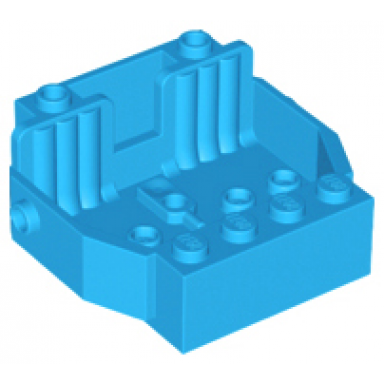 dark azure vehicle base 6 x 5 x 2 with 2 seats