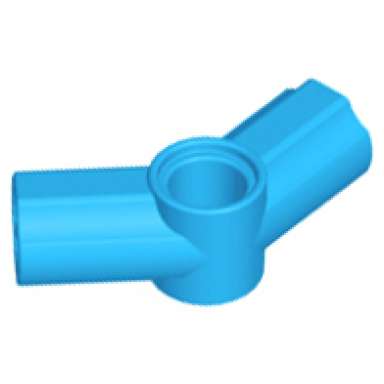 dark azure technic axle and pin connector angled 4 - 135 degrees