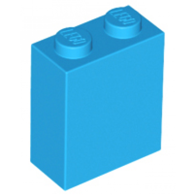 dark azure brick 1 x 2 x 2 with inside stud holder