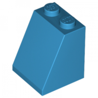 dark azure slope 65 2 x 2 x 2 with bottom tube