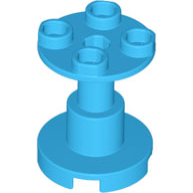 dark azure support 2 x 2 x 2 stand with complete hole