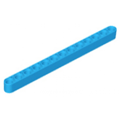 dark azure technic liftarm thick 1 x 13