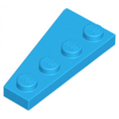 dark azure wedge plate 4 x 2 right