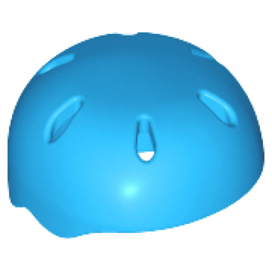 dark azure minifigure headgear helmet sports with vent holes