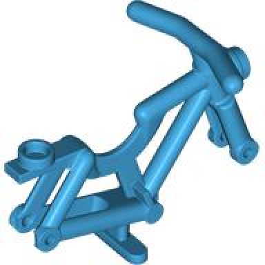 dark azure bicycle frame