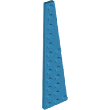 dark azure wedge plate 12 x 3 right
