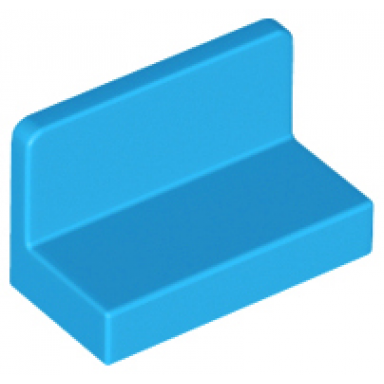 dark azure panel 1 x 2 x 1 with rounded corners