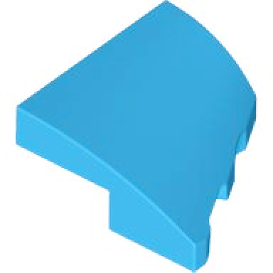 dark azure wedge 2 x 2 x 2 3 left