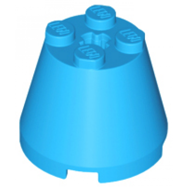 dark azure cone 3 x 3 x 2
