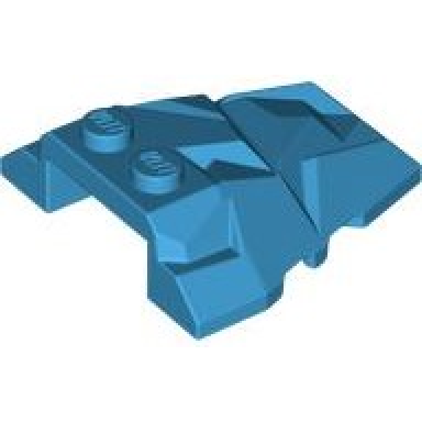 dark azure wedge 4 x 4 fractured polygon top