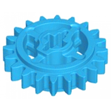 dark azure technic gear 20 tooth