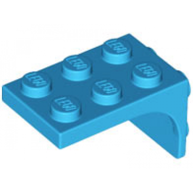 dark azure bracket 3 x 2 - 2 x 2