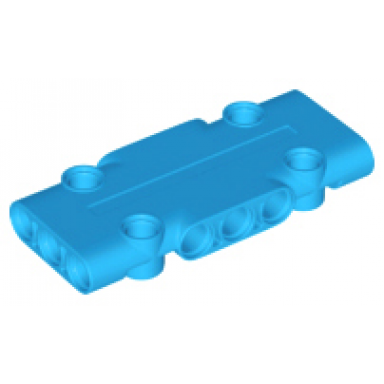 dark azure technic panel plate 3 x 7 x 1