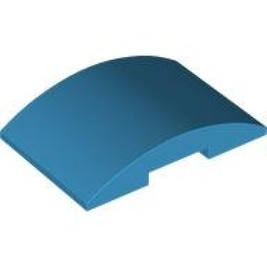 dark azure slope curved 6 x 4 double
