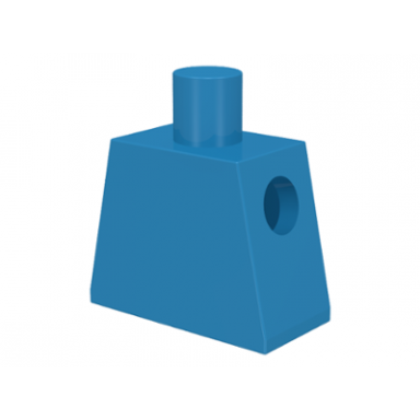 dark azure torso plain