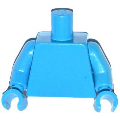 dark azure torso plain same color arms same color hands