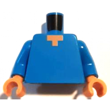 dark azure torso pixelated nougat neck pattern minecraft steve dark azure arms nougat hands