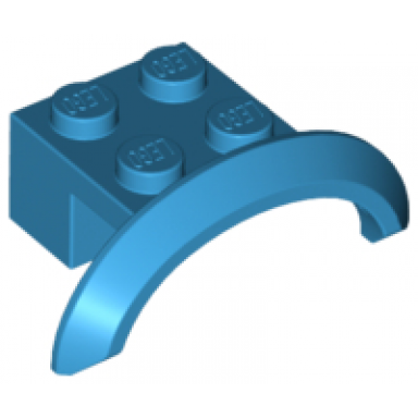 dark azure vehicle mudguard 4 x 2 1 2 x 1 with arch round