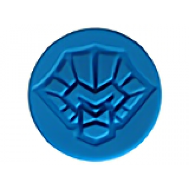 dark azure rip cord handle cover with legends of chima lion head - flexible rubber