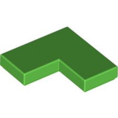 bright green tile 2 x 2 corner