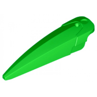 bright green hero factory weapon blade wide curved