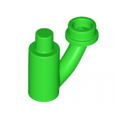bright green plant stem stalk with bar bar holder and hollow stud