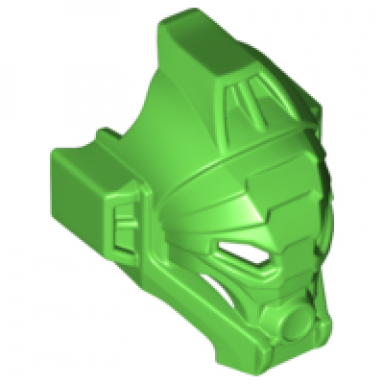 bright green bionicle mask of jungle