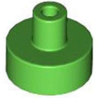 bright green tile round 1 x 1 with bar and pin holder
