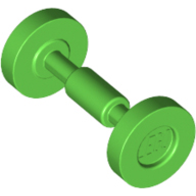 bright green wheel skateboard trolley