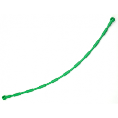 bright green hose flexible 21l with 2 connector ends and rope climbing grips