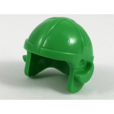 bright green minifigure headgear cap aviator