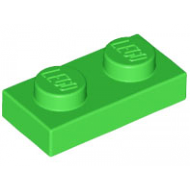 bright green plate 1 x 2