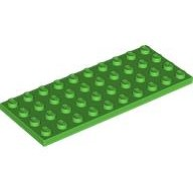 bright green plate 4 x 10